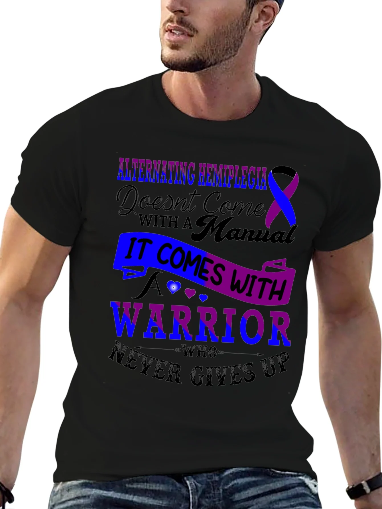 Alternating Hemiplegia Warrior Graphic Tee