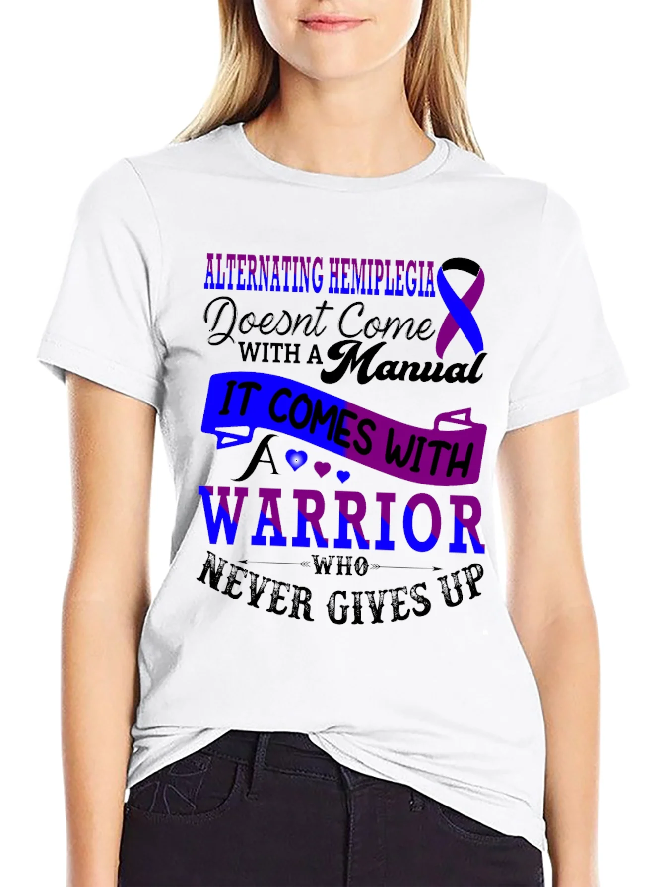 Alternating Hemiplegia Warrior Graphic Tee