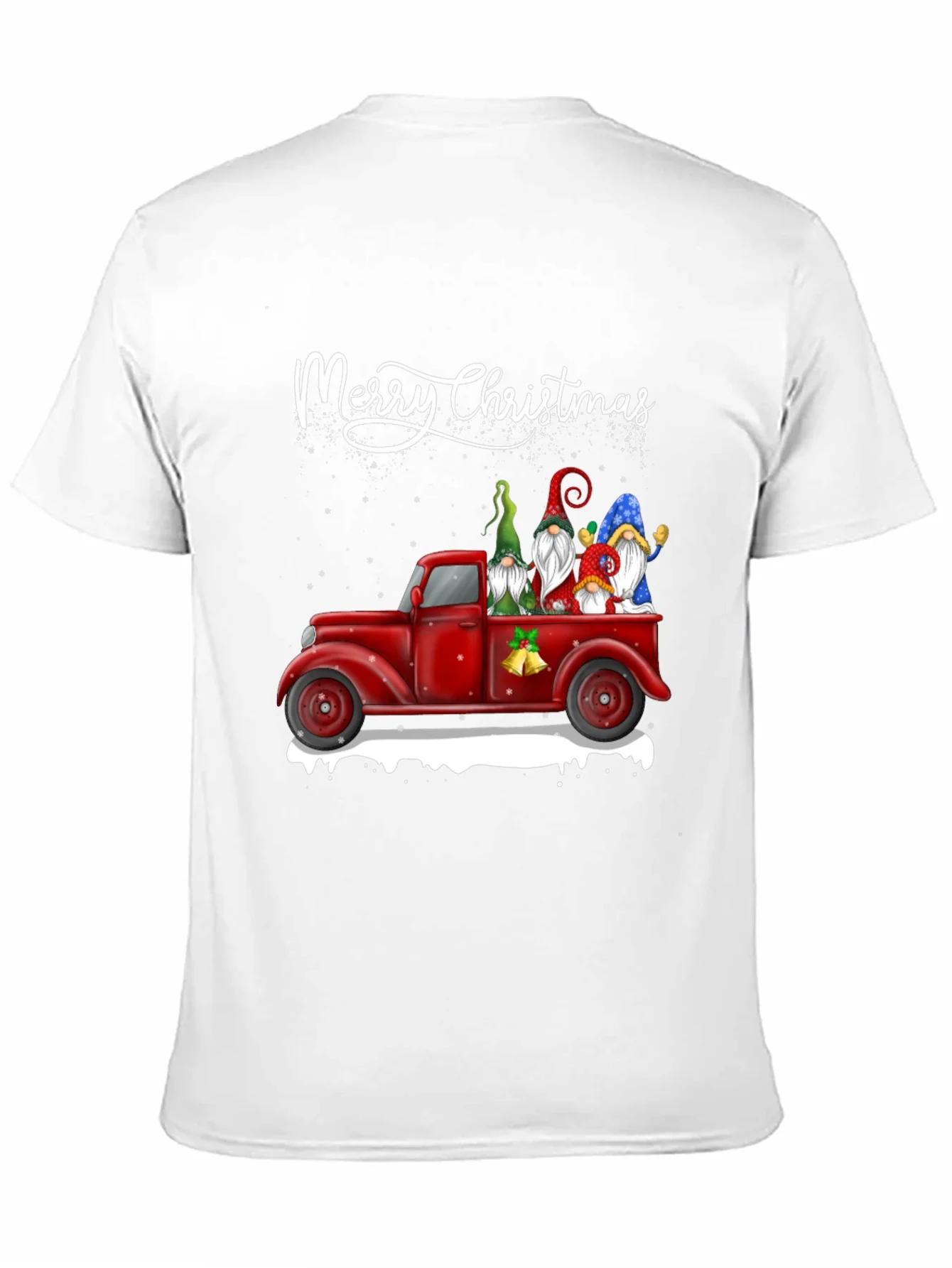 Merry Christmas Gnome Truck T-Shirt
