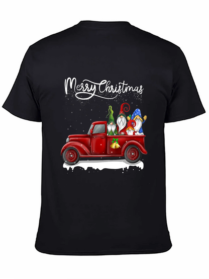 Merry Christmas Gnome Truck T-Shirt