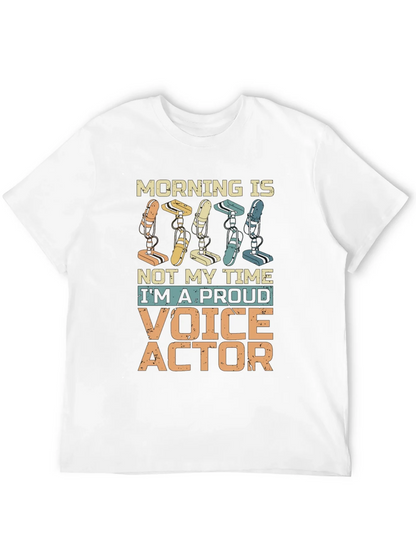 Proud Voice Actor Graphic T-Shirt