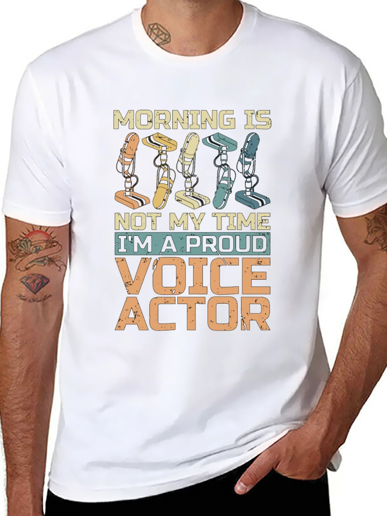 Proud Voice Actor Graphic T-Shirt