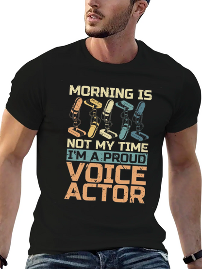 Proud Voice Actor Graphic T-Shirt