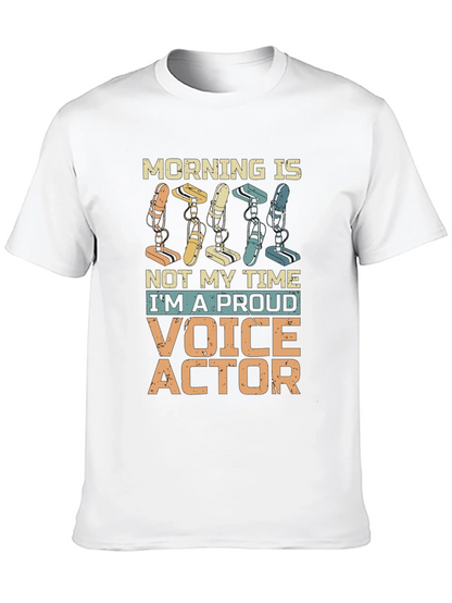 Proud Voice Actor Graphic T-Shirt