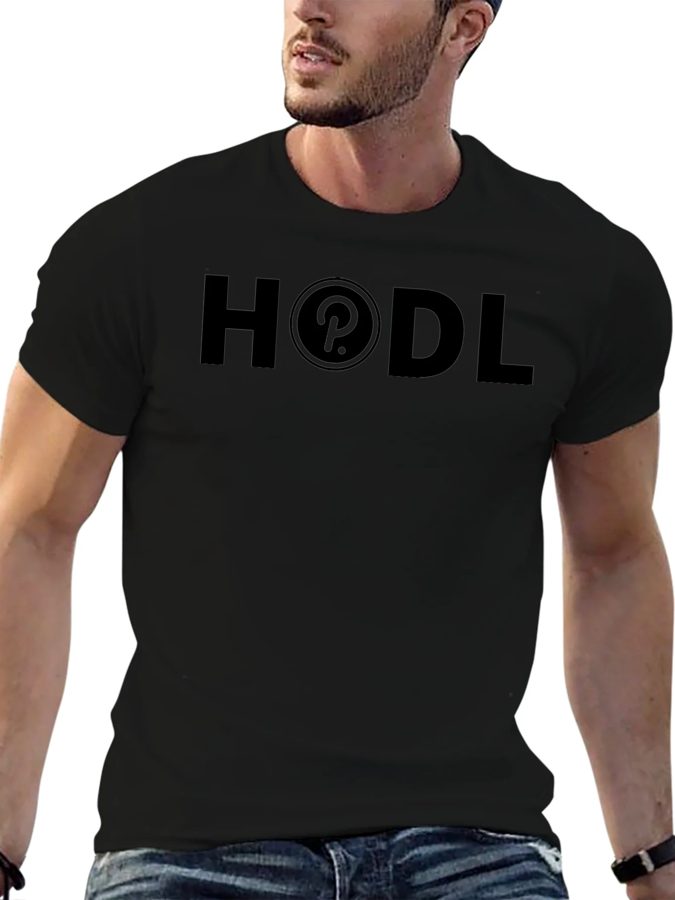 HODL Polkadot Crypto T-Shirt - Black