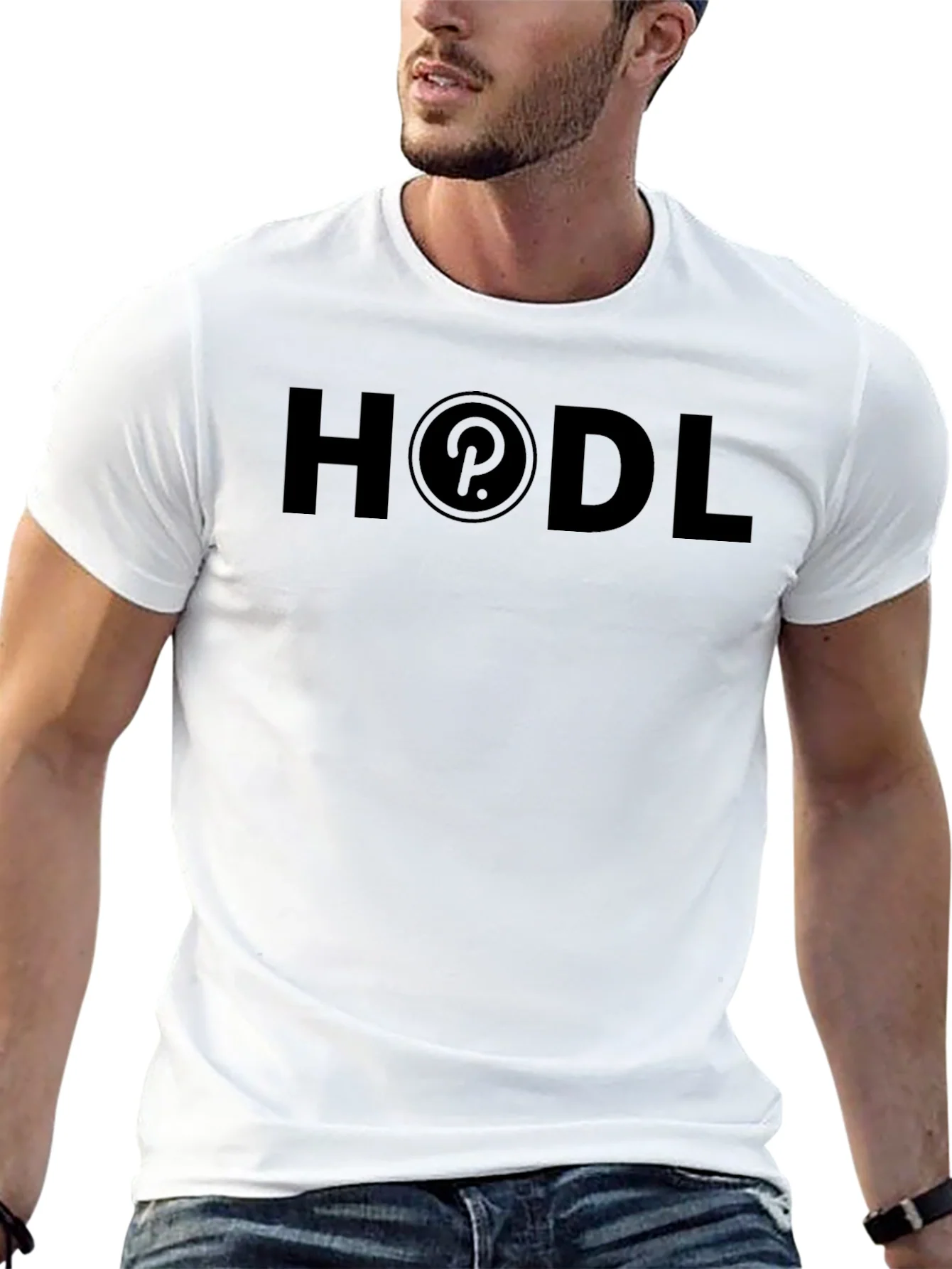 HODL Polkadot Crypto T-Shirt - Black