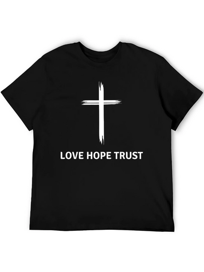 Love Hope Trust Christian Graphic Tee