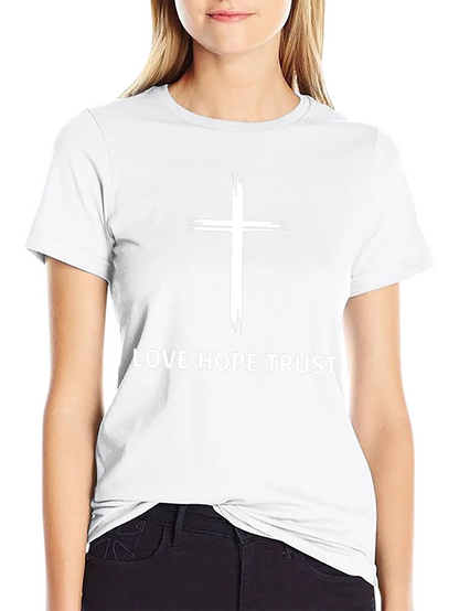Love Hope Trust Christian Graphic Tee