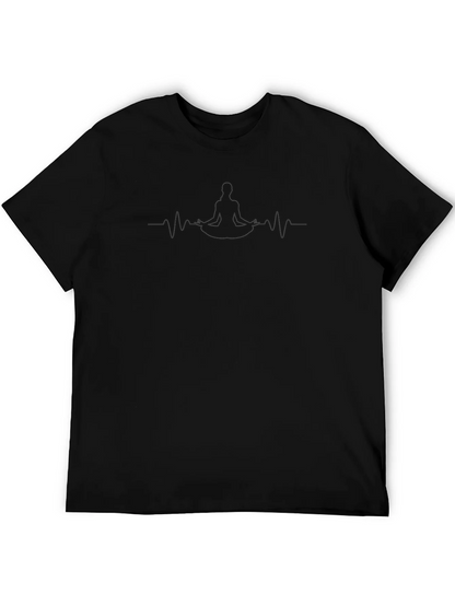 Yoga Meditation Heartbeat T-Shirt