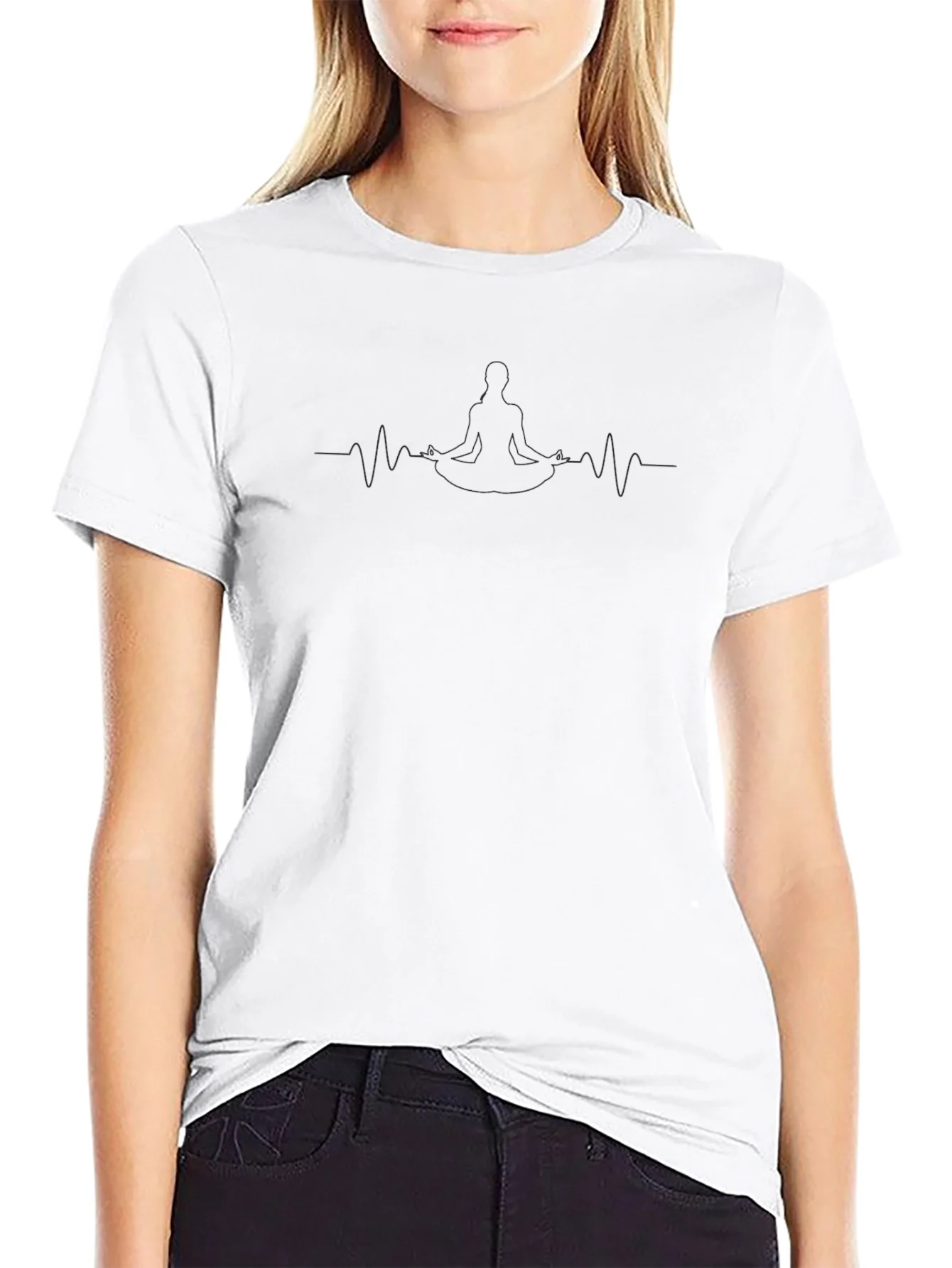 Yoga Meditation Heartbeat T-Shirt