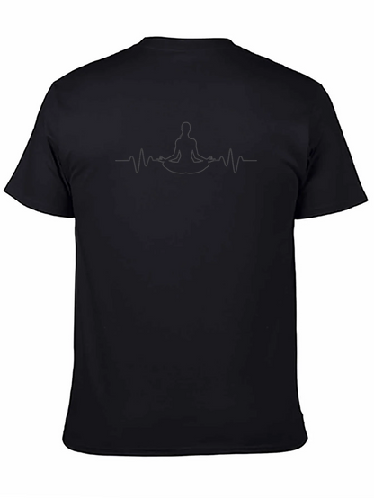 Yoga Meditation Heartbeat T-Shirt