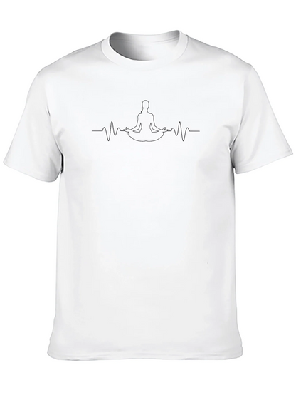 Yoga Meditation Heartbeat T-Shirt