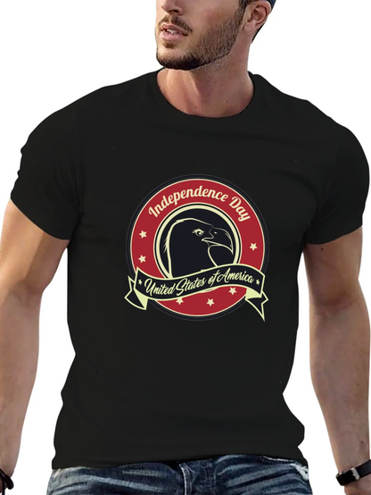 Independence Day Eagle Graphic T-Shirt