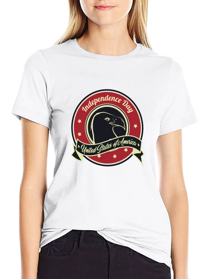 Independence Day Eagle Graphic T-Shirt