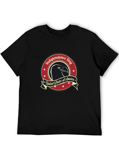 Independence Day Eagle Graphic T-Shirt