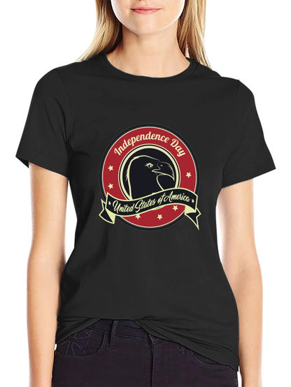 Independence Day Eagle Graphic T-Shirt