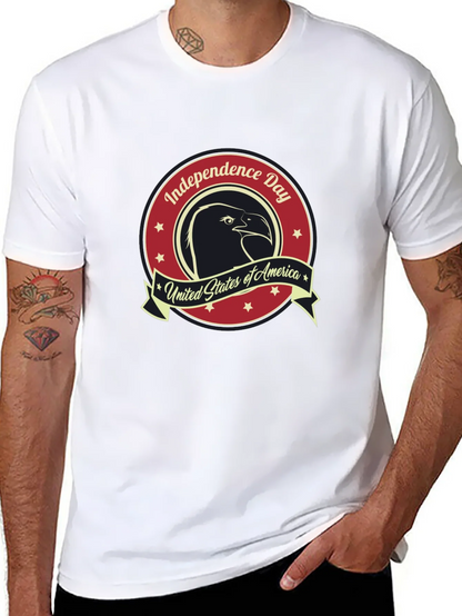 Independence Day Eagle Graphic T-Shirt