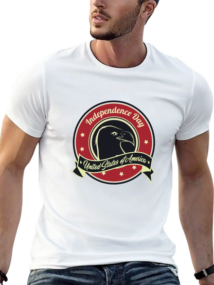 Independence Day Eagle Graphic T-Shirt