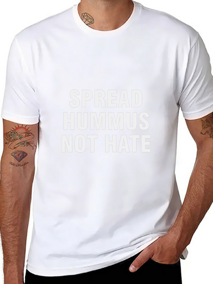 Spread Hummus Not Hate Graphic Tee