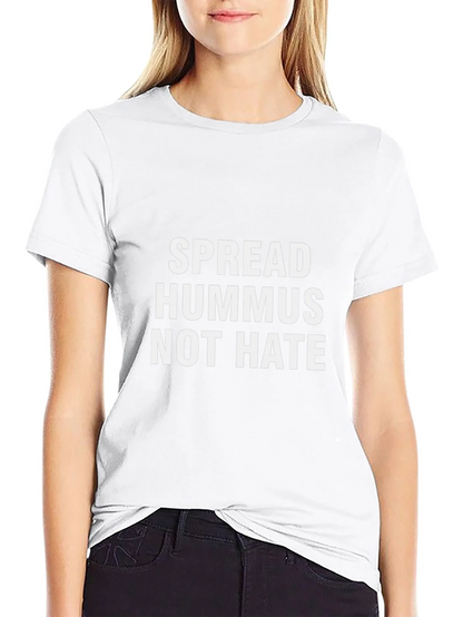 Spread Hummus Not Hate Graphic Tee