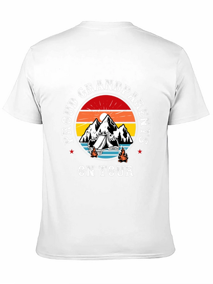 Proud Grandparents On Tour Black T-Shirt