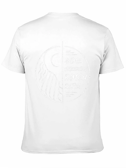 Anime Sketching Ramen Repeat Graphic Tee
