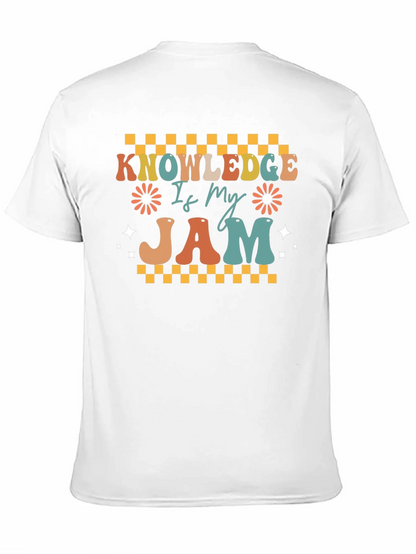 Knowledge Is My Jam Retro T-Shirt