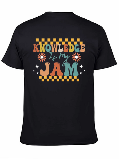 Knowledge Is My Jam Retro T-Shirt