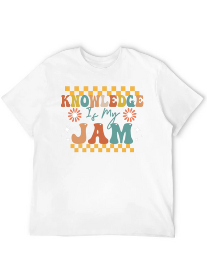 Knowledge Is My Jam Retro T-Shirt