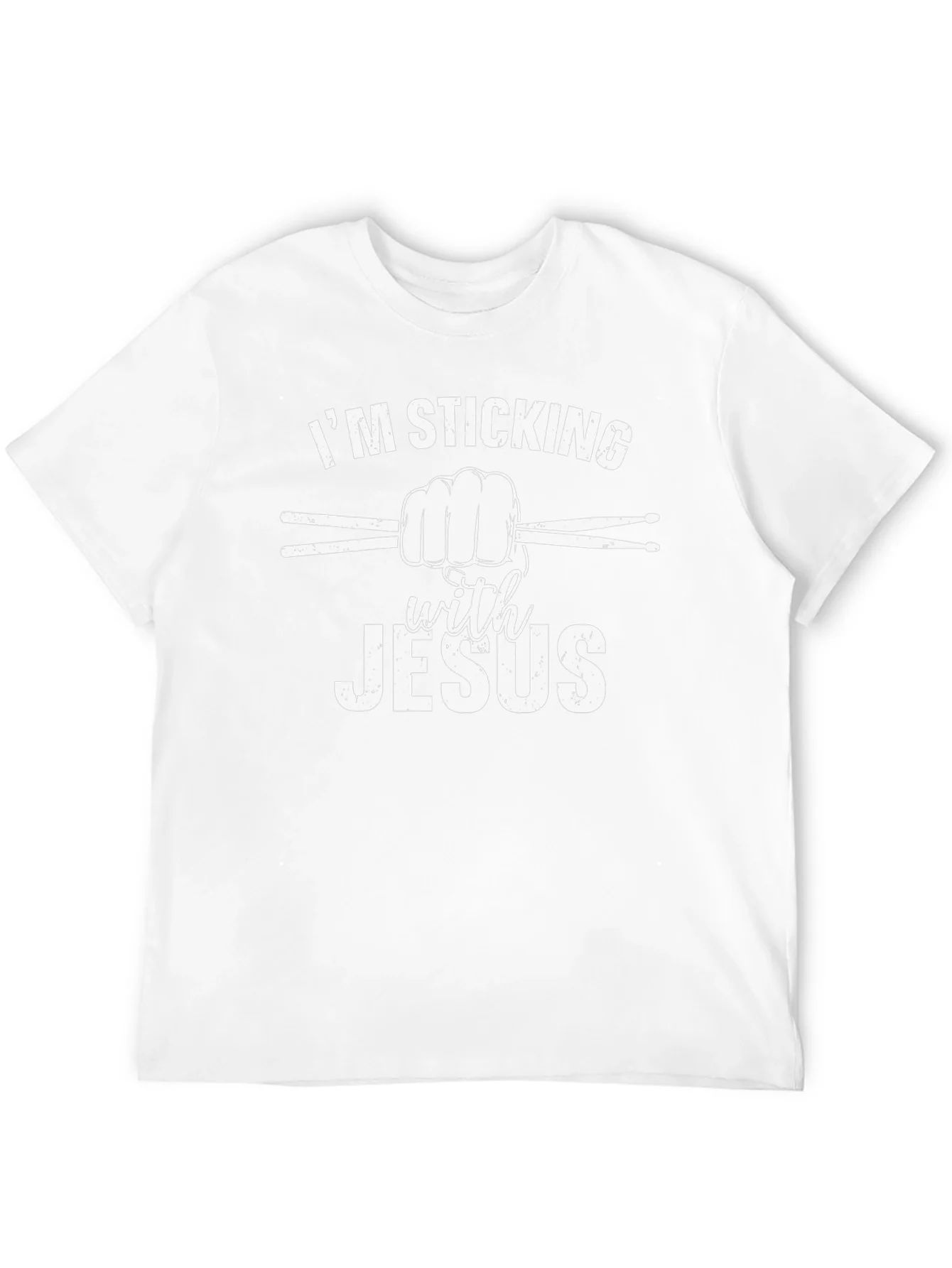 Im Sticking with Jesus Black T-Shirt