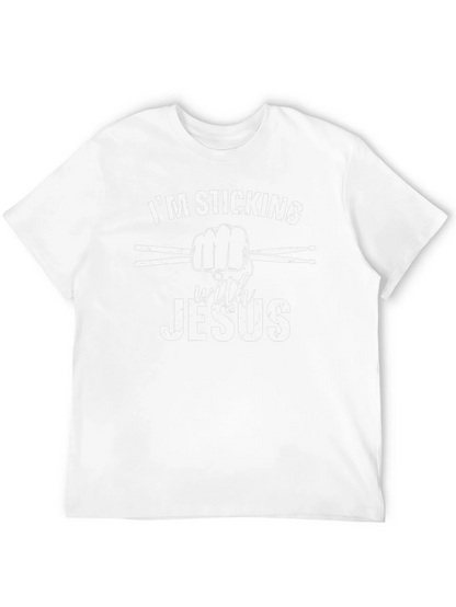 Im Sticking with Jesus Black T-Shirt