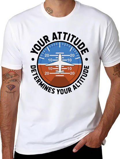 Attitude Determines Altitude Pilot T-Shirt