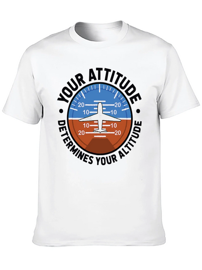 Attitude Determines Altitude Pilot T-Shirt