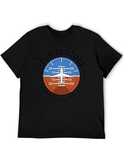 Attitude Determines Altitude Pilot T-Shirt