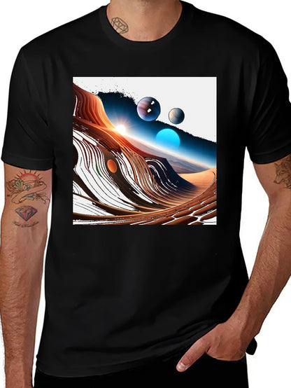 Cosmic Desert T-Shirt - Unique Graphic Tee