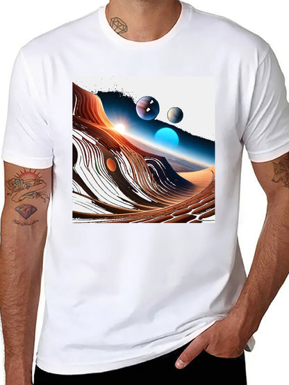 Cosmic Desert T-Shirt - Unique Graphic Tee