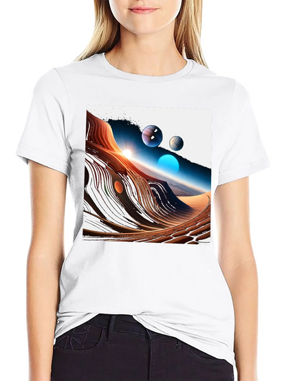 Cosmic Desert T-Shirt - Unique Graphic Tee