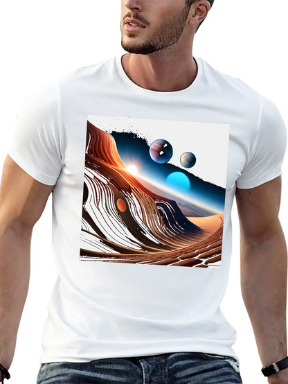 Cosmic Desert T-Shirt - Unique Graphic Tee