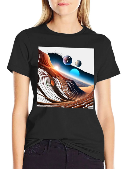 Cosmic Desert T-Shirt - Unique Graphic Tee