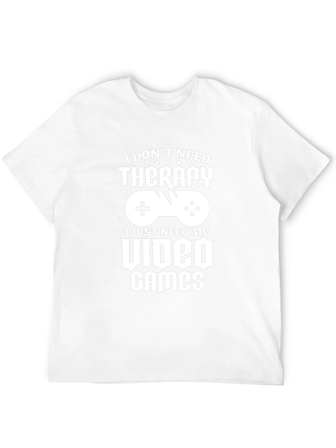 Funny Gamer T-Shirt - Video Games Therapy Tee