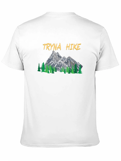 Tryna Hike Graphic T-Shirt - Outdoor Adventure Tee