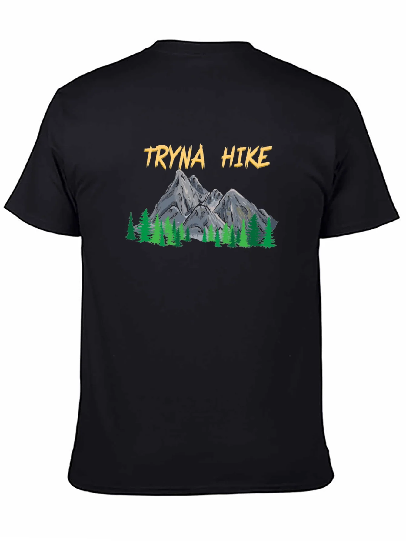 Tryna Hike Graphic T-Shirt - Outdoor Adventure Tee