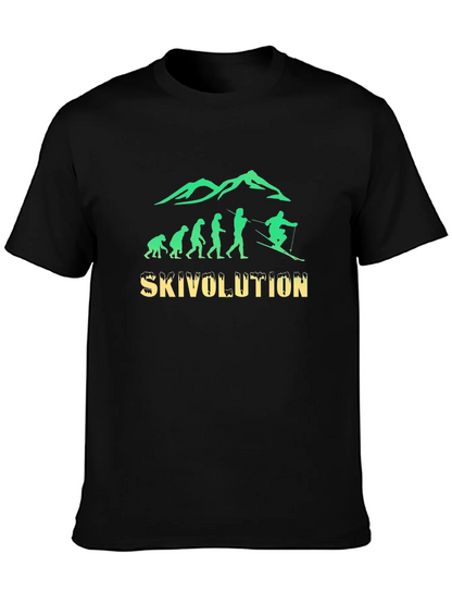 Skivolution T-Shirt: Evolution of Skiing