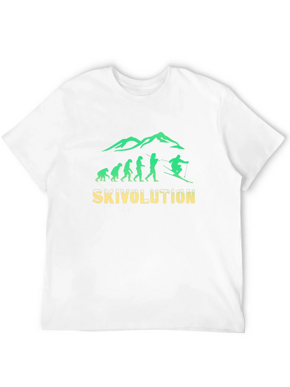 Skivolution T-Shirt: Evolution of Skiing