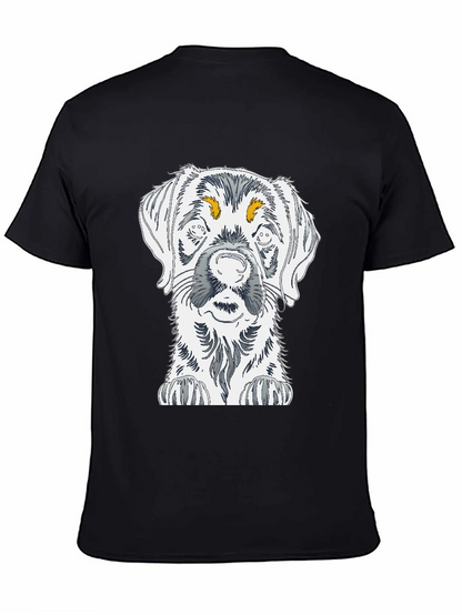 Dog Sketch Graphic Tee - Unisex Cotton T-Shirt