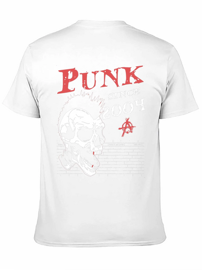 Punk Since 2004 Skull Graphic T-Shirt