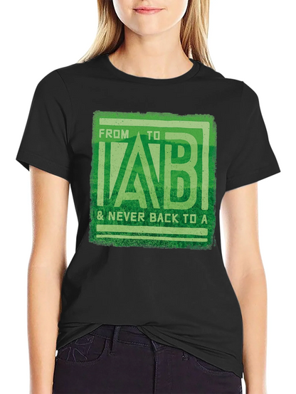 From B to LAB Mens Black T-Shirt