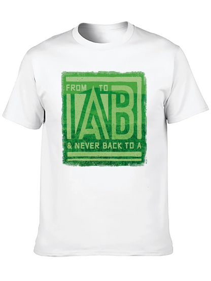 From B to LAB Mens Black T-Shirt