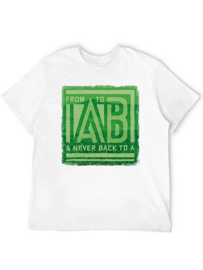 From B to LAB Mens Black T-Shirt