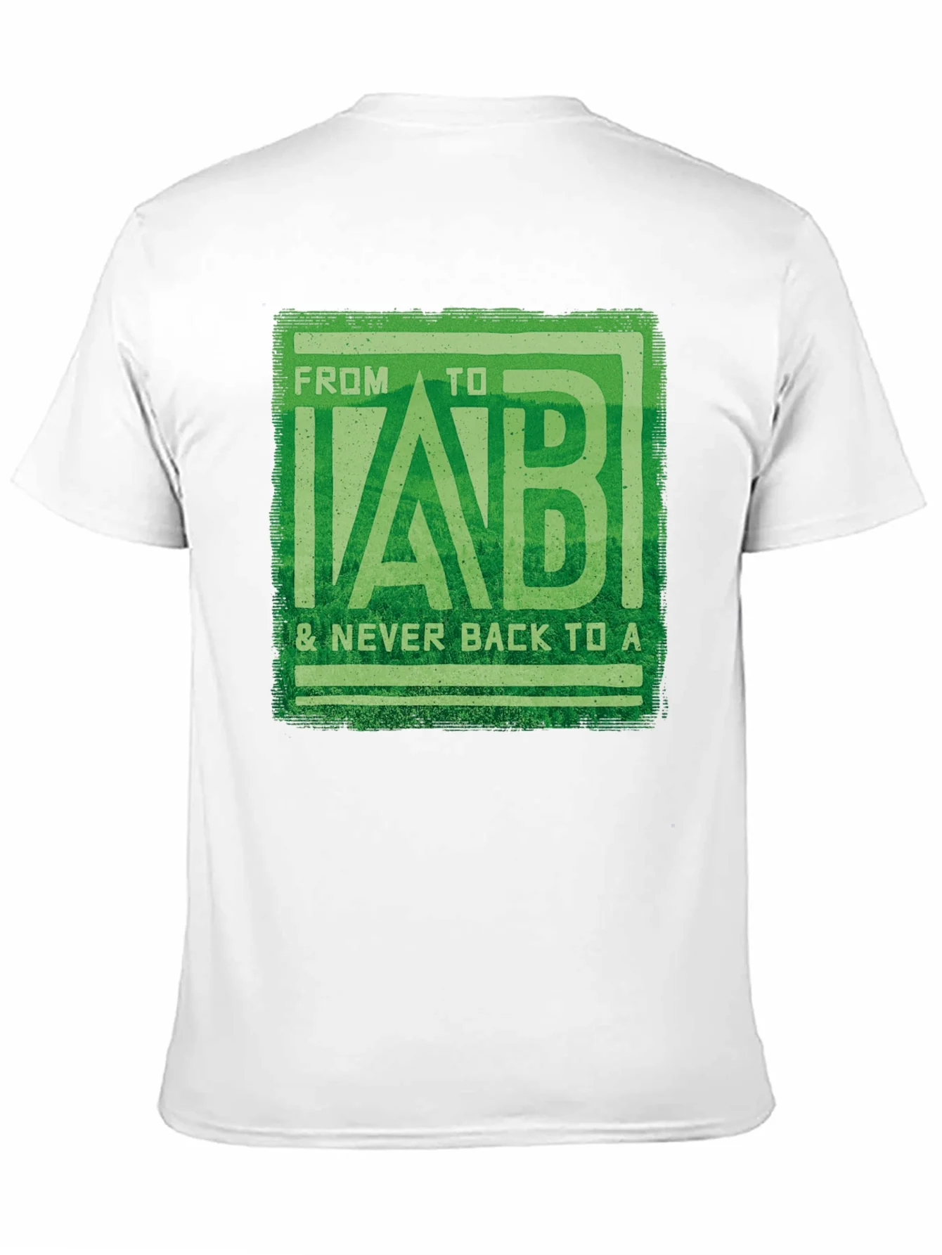 From B to LAB Mens Black T-Shirt